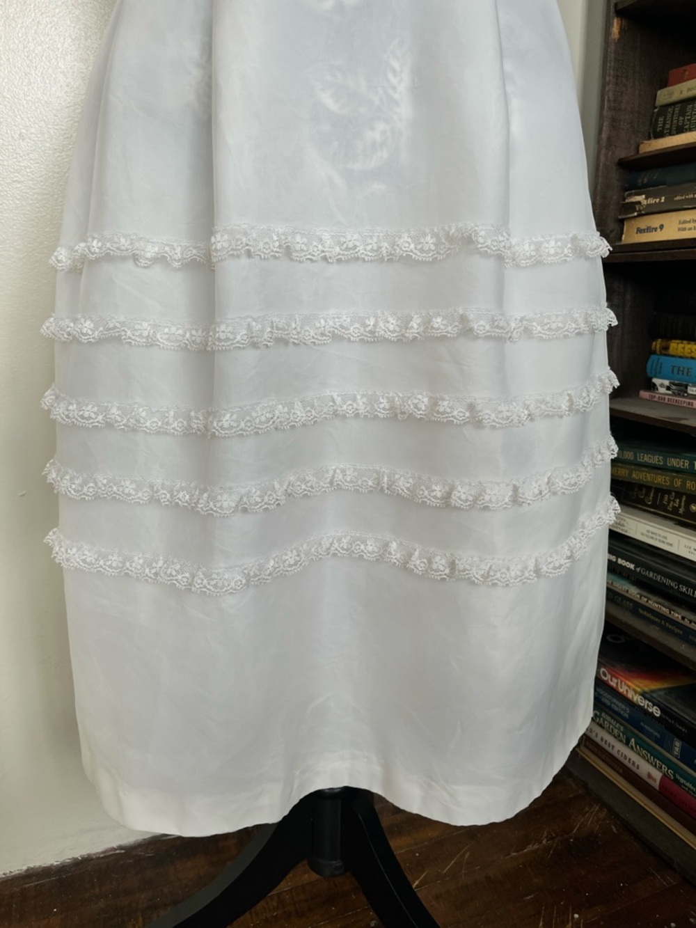 1950s White Wedding dress mcm - Picture 3 of 11